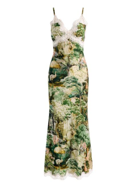 Alice + Olivia JULIETTA LACE SLIP DRESS