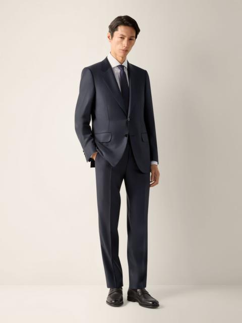 ZEGNA DARK BLUE TROFEO SELECTION WOOL SUIT