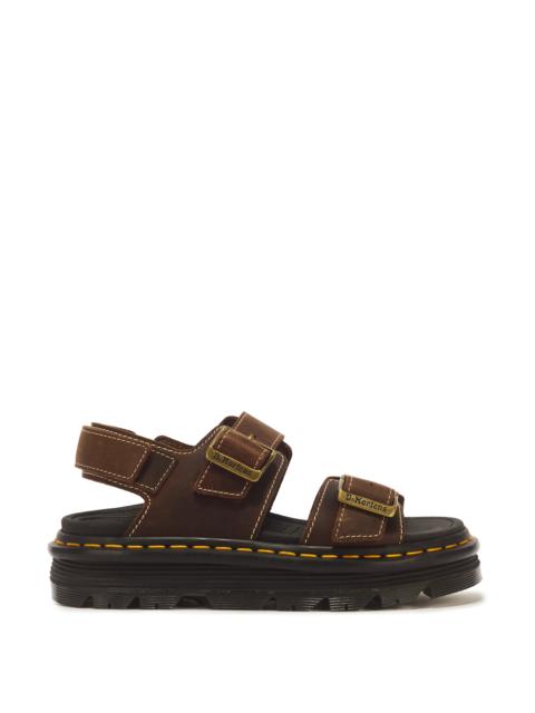 Dr. Martens Zebzag Crazy Horse Leather Sandals