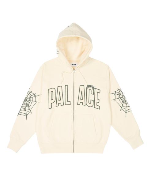 PALACE SPIDER ZIP HOOD SOFT WHITE | REVERSIBLE