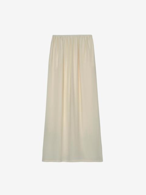 The Frankie Shop Sibena Silk Maxi Skirt - Cement