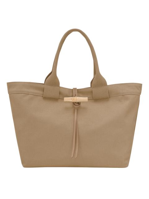 Longchamp Le Roseau Tote bag Desert - Canvas