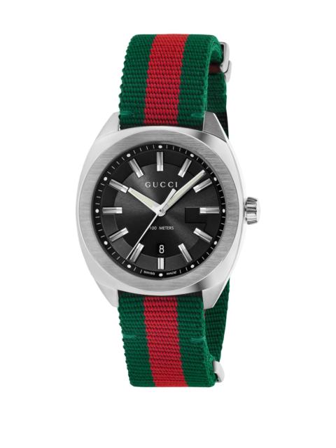 GUCCI Men's Stainless Steel & Nylon Web Watch - Green
