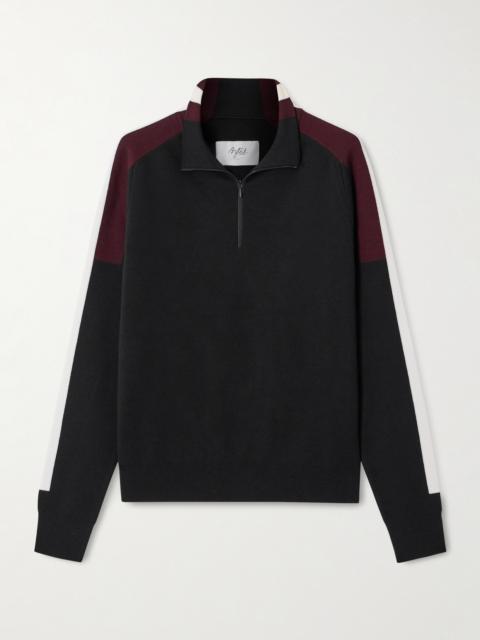 Aztech Mountain Caroline Color-block Wool-blend Sweater