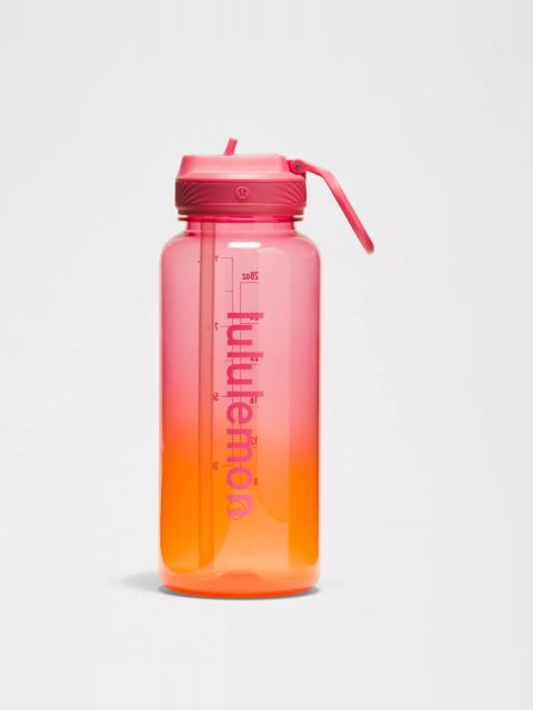 lululemon Back to Life Clear Bottle 32oz *Straw Lid