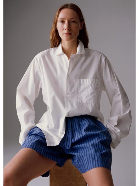 TEKLA Tekla Poplin Pyjama Shorts - Boro Stripes