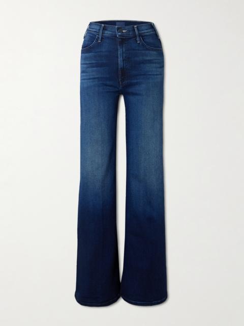 MOTHER The Hustler Roller Sneak High-rise Wide-leg Jeans