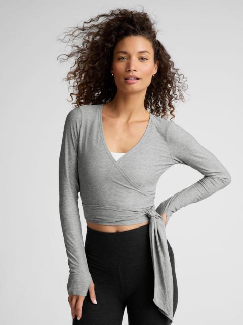 BEYOND YOGA Featherweight Waist No Time Wrap Top