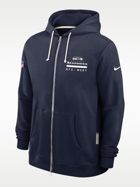 Nike Seattle Seahawks Utility Player Sideline Men's Nike Dri-FIT NFL Full-Zip Hoodie