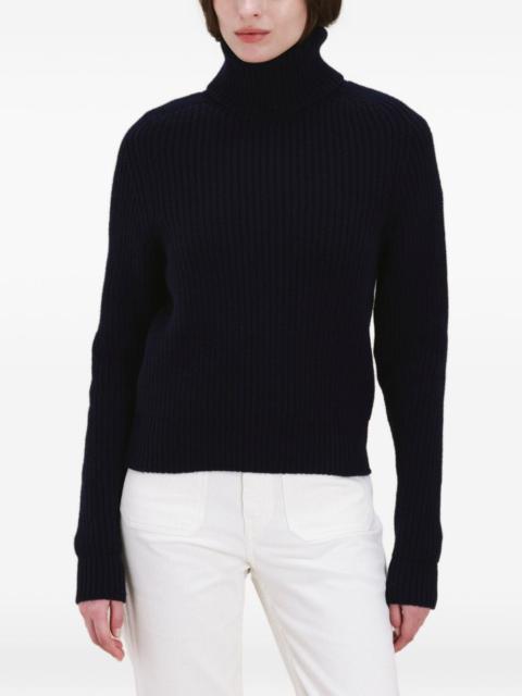 FORTELA rib-stitch turtleneck sweater