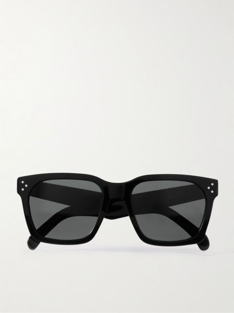 CELINE Black Frame 45 Square-Frame Acetate Sunglasses Black