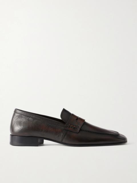 Dries Van Noten Leather Loafers