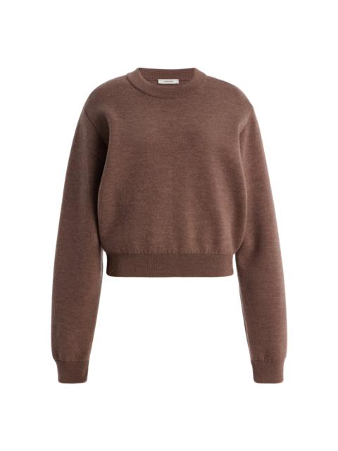 Lemaire Short Wool Sweatshirt