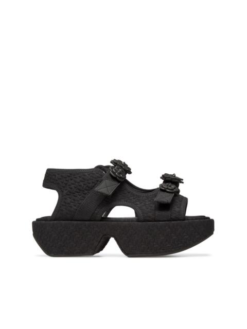 CECILIE BAHNSEN May flower-detailing sandals