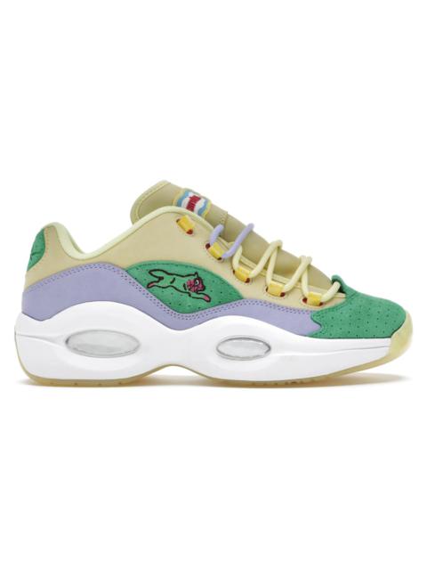 Reebok Question Low BBC Ice Cream Running Dog Yellow Green