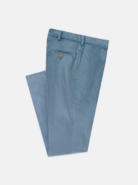 J. PRESS MADE-IN-USA LIGHT BLUE WIDE WALE CORDUROY PANT