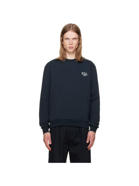 A.P.C. Navy Standard 'Rue Madame' Sweatshirt