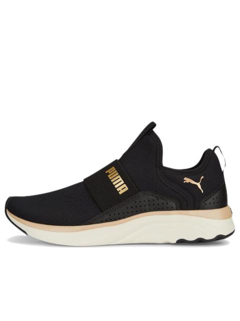 PUMA (WMNS) Softride Sophia Slip On 'Black Gold' 195161-14