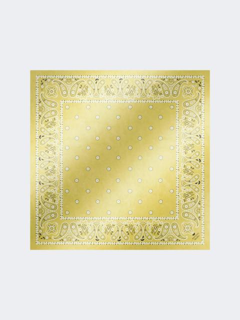 WEEKEND Max Mara Bandanna print silk foulard - GREEN