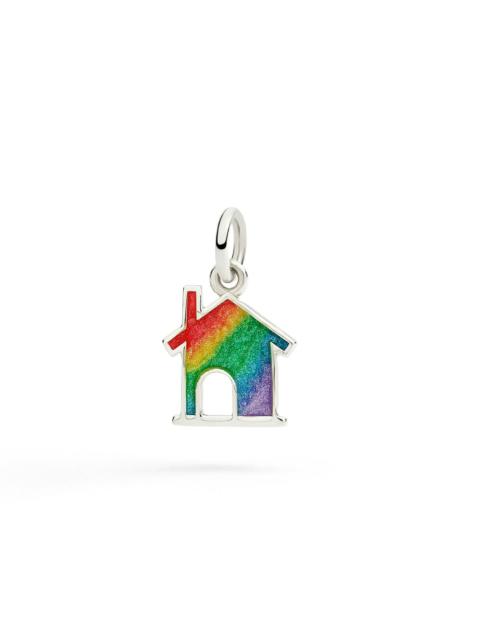 DoDo STERLING SILVER HOUSE CHARM & MULTICOLOR ENAMEL