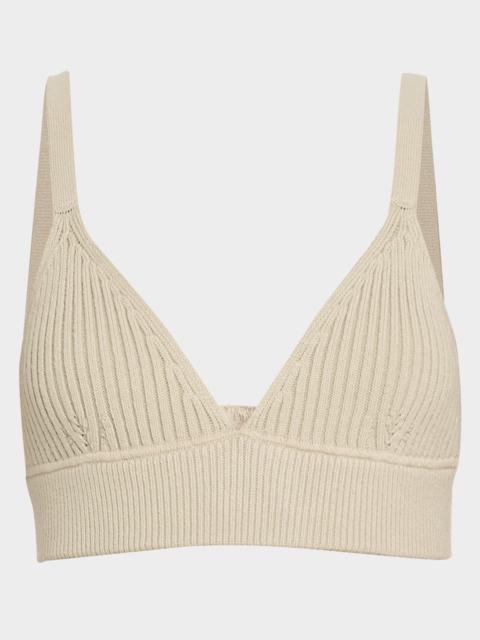 MICHAEL KORS COLLECTION V-Neck Cashmere Bra