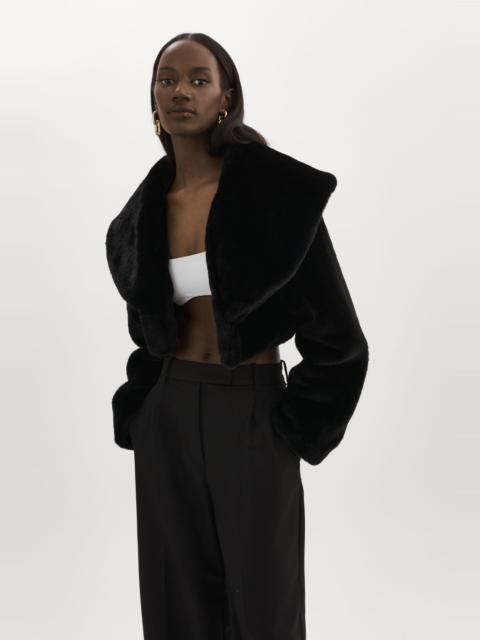 LAMARQUE DANIKA | Cropped Faux Fur Jacket