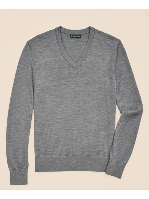 Brooks Brothers Ultimate Merino Wool V-Neck Sweater
