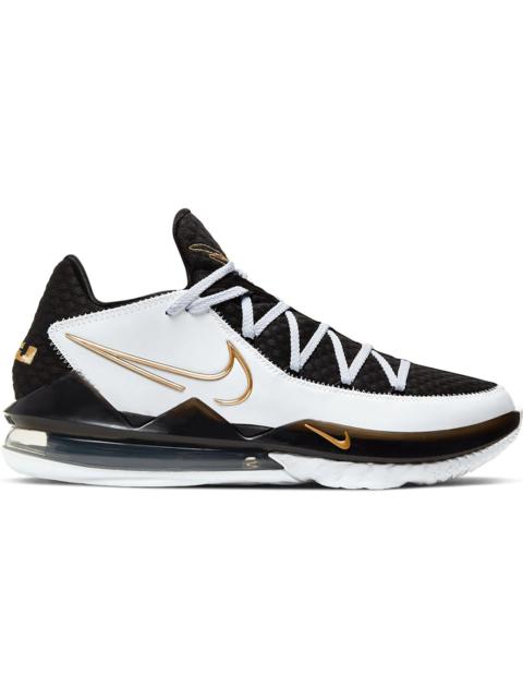 Nike LeBron 17 Low White Metallic Gold