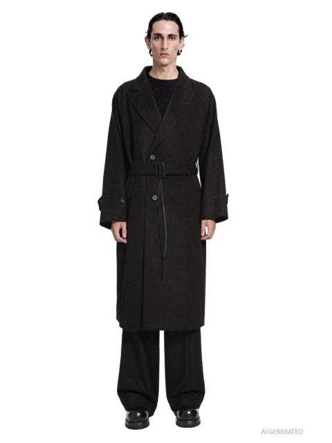 ssstein Oversized Peak Lapel Chester Coat