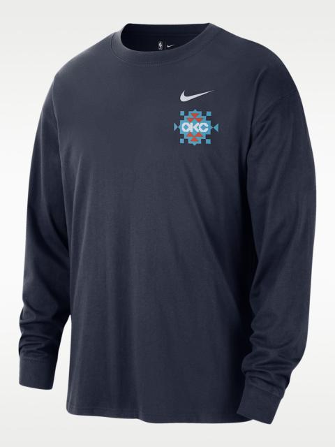 Nike Oklahoma City Thunder Essential City Edition Men's Nike NBA Long-Sleeve T-Shirt