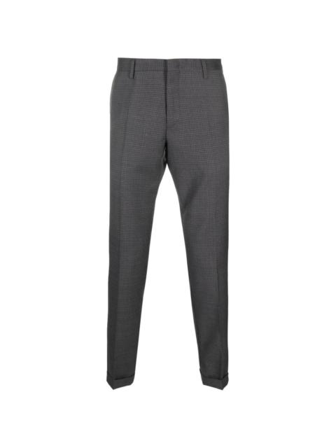 Paul Smith checked slim-fit tailored trousers