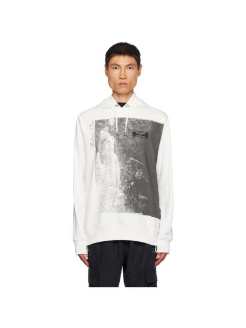 Balmain White Jolie Madame Hoodie