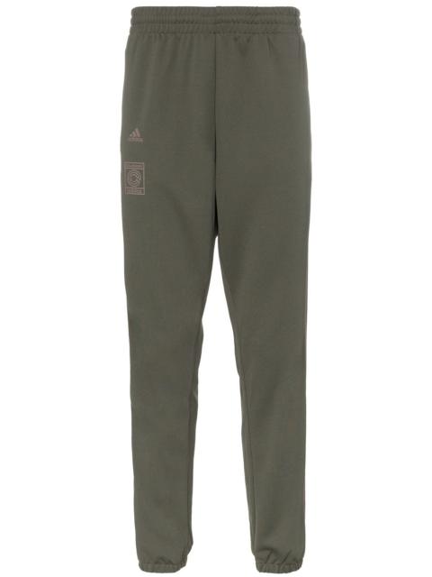 adidas Calabasas stripe print sweat pants