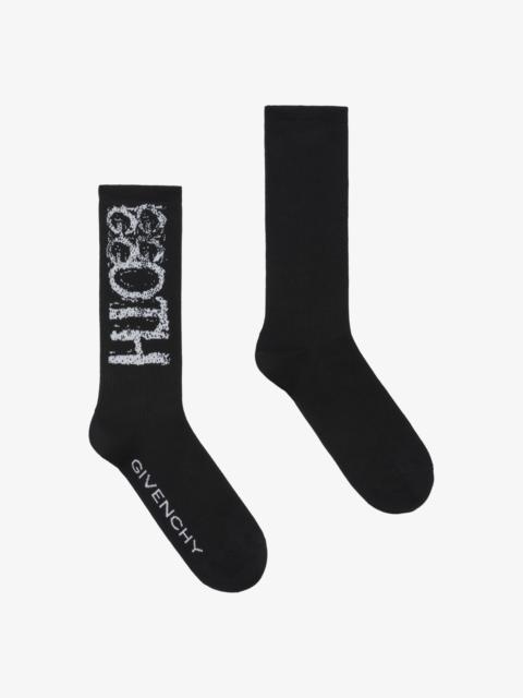 Givenchy GIVENCHY GOTH SOCKS IN COTTON