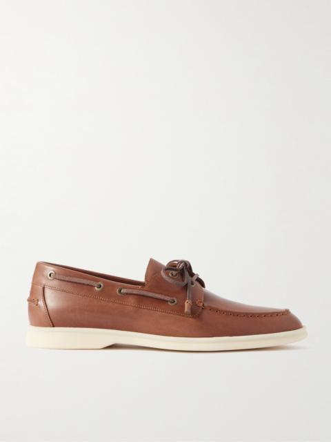 Loro Piana Leather Boat Shoes
