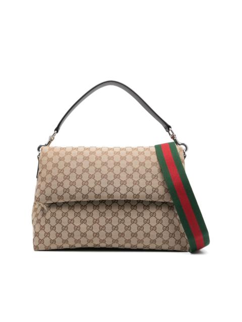 GUCCI large GG-jacquard shoulder bag