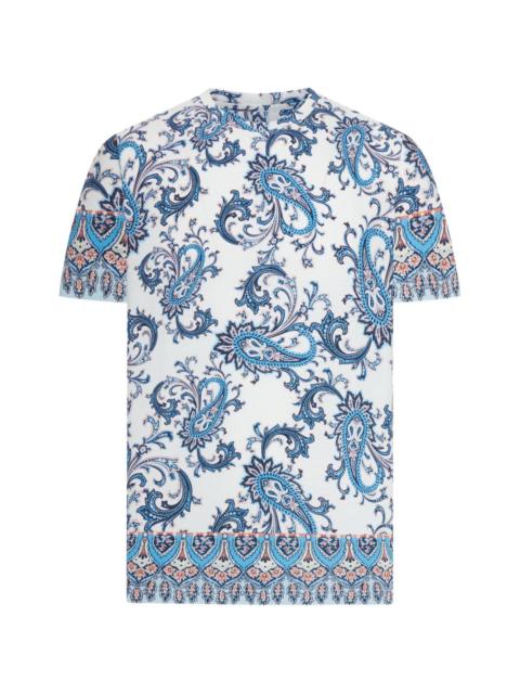 Etro Rome paisley-print T-shirt
