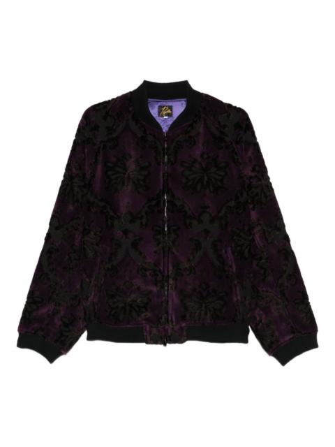 NEEDLES floral bomber jacket