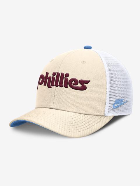 Nike Philadelphia Phillies Cooperstown Rise Men's Nike Dri-FIT MLB Trucker Adjustable Hat