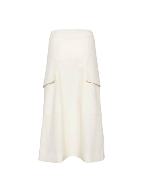 Studio Nicholson Tyrell cotton-blend skirt
