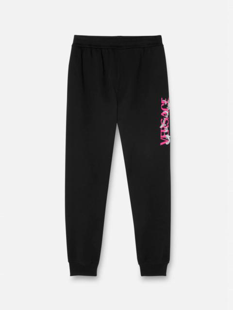 VERSACE Silver Baroque Sweatpants