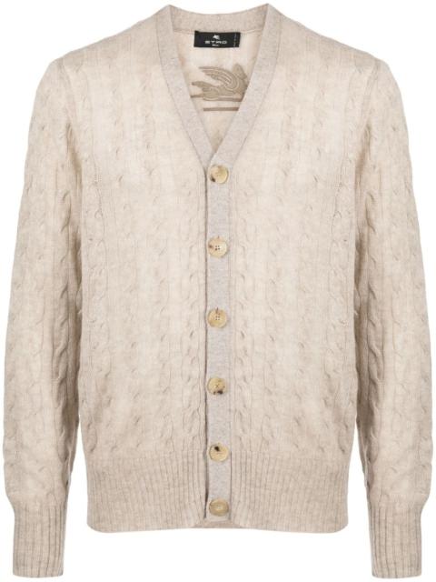 Etro cable-knit cashmere cardigan