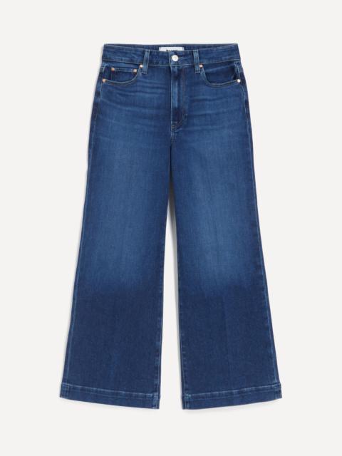 PAIGE Anessa Wide-Leg Jeans in Kindred