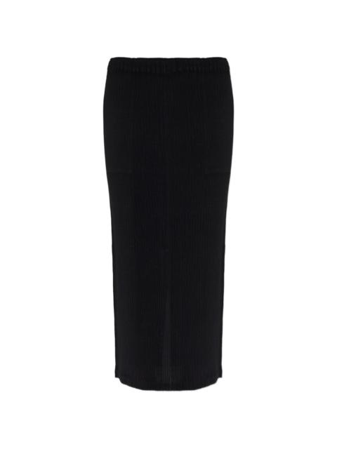ISSEY MIYAKE pleated long-lenght skirt