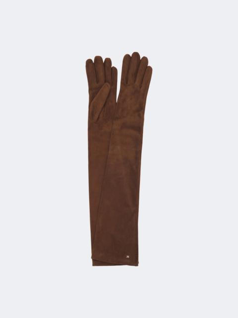 Max Mara Suede gloves