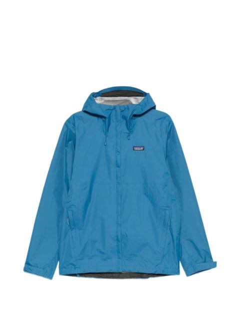 Patagonia logo-patch hooded jacket