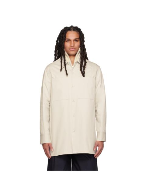 Jil Sander Gray Pocket Shirt