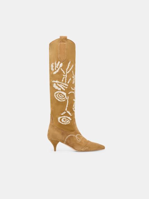 dolce vita WILDE BOOTS CHESTNUT SUEDE