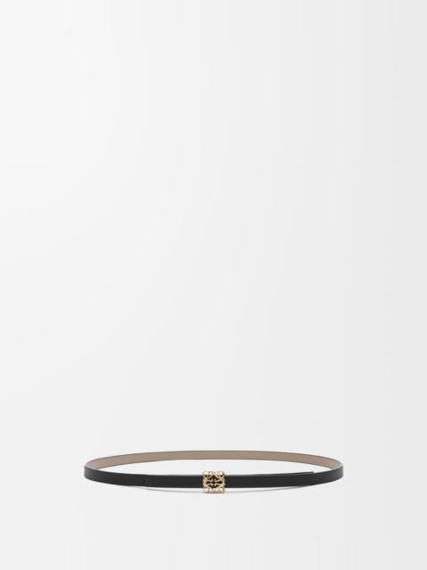 Loewe Reversible Anagram Bombé belt in smooth calfskin