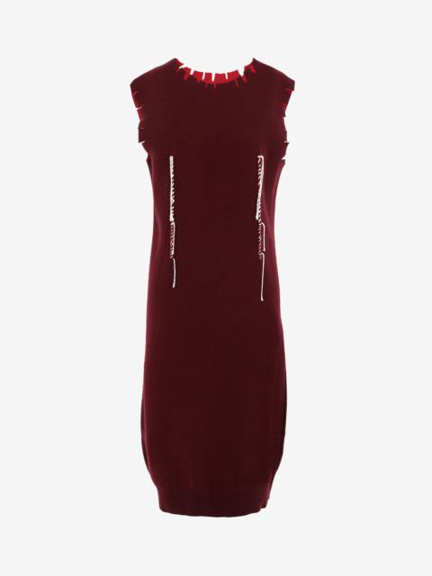 Maison Margiela Écranté sleeveless wool dress